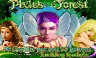 La slot Pixies of the Forest è già disponibile su Netbet Casino (10 euro di bonus senza deposito)