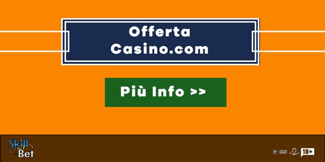 Bonus Casino.com Bonus senza deposito Casino.com