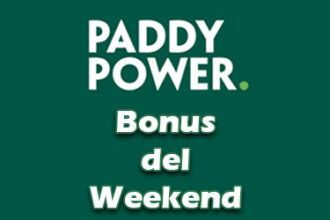 Tutti i Power bonus di PaddyPower del weekend (8/9/10 Giugno 2013)