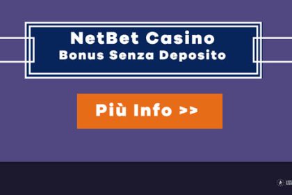 Netbet Casino: 10€ gratis se invii i documenti e 30€ bonus ricarica se finisci il credito
